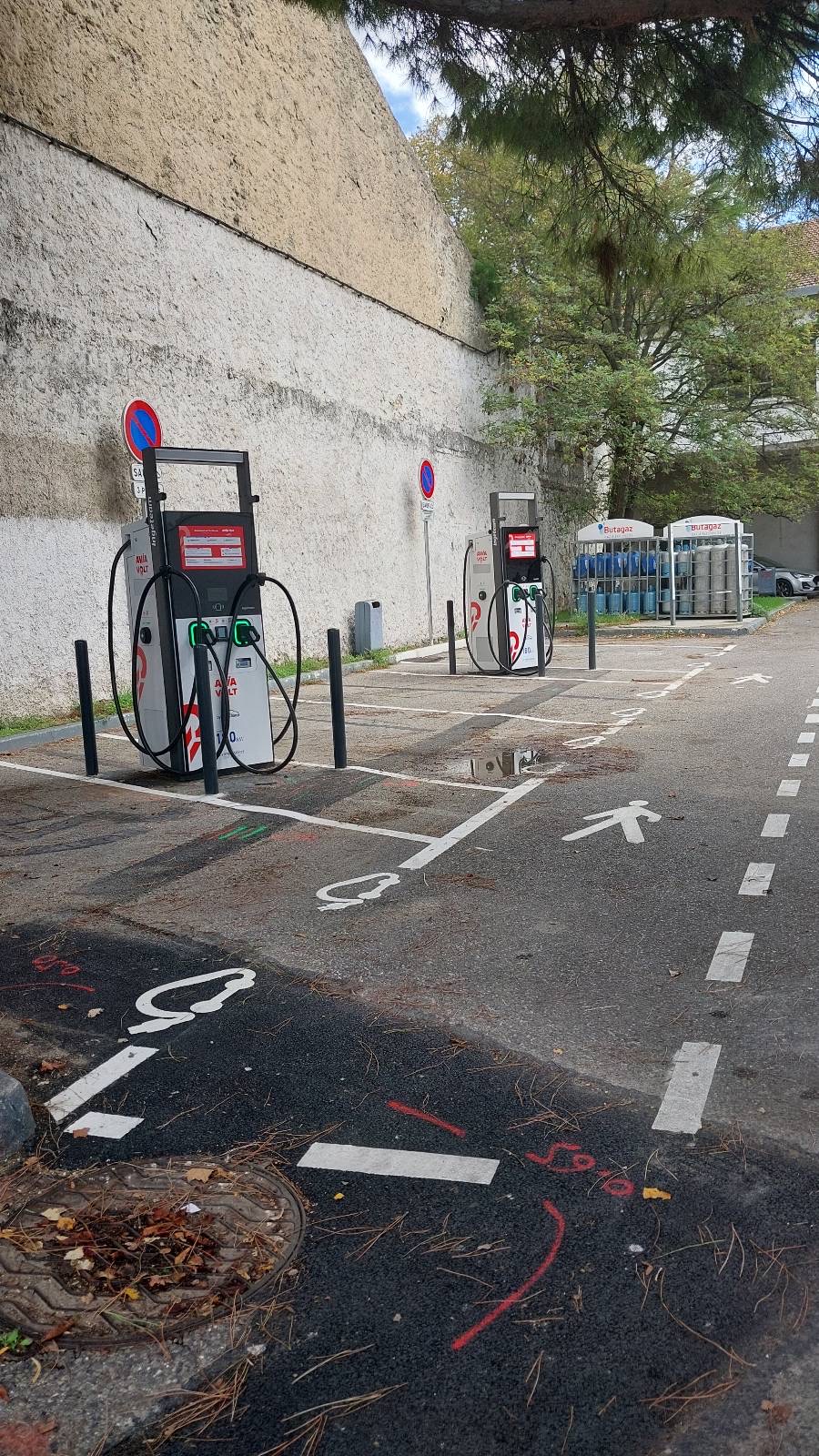 Borne de recharge à Avignon