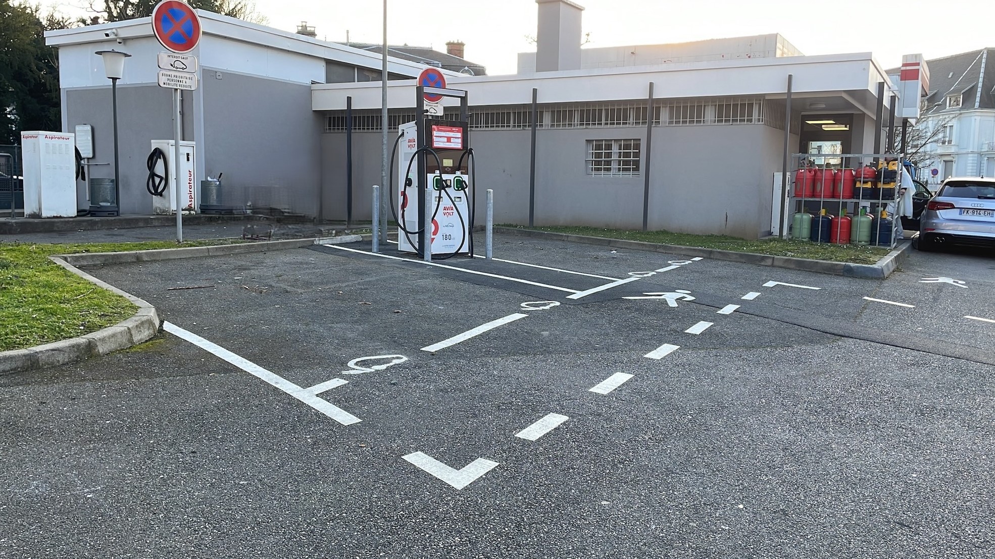 Borne de recharge à Mulhouse